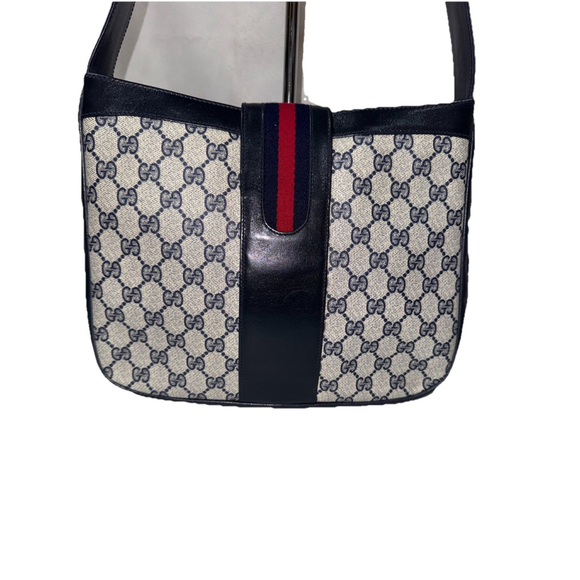 Gucci GG Web Boots Shoulder bag Vintage 1970’s Early 80’s - Picture 6 of 16